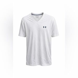 Under Armour Men's White V-Neck Tee